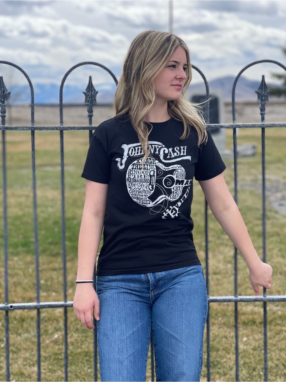 Johnny Cash Black Graphic Tee